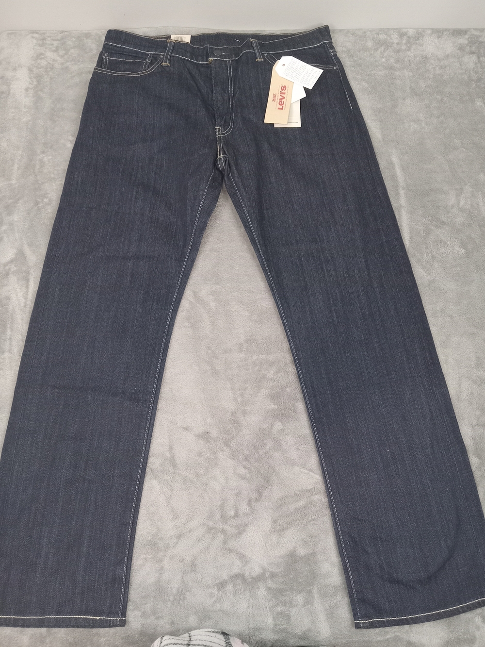 Levi's 504 Men's Straight Leg Dark Indigo Jeans Size 36x32 NWT